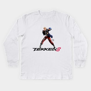 T8 Steve Fox Kids Long Sleeve T-Shirt